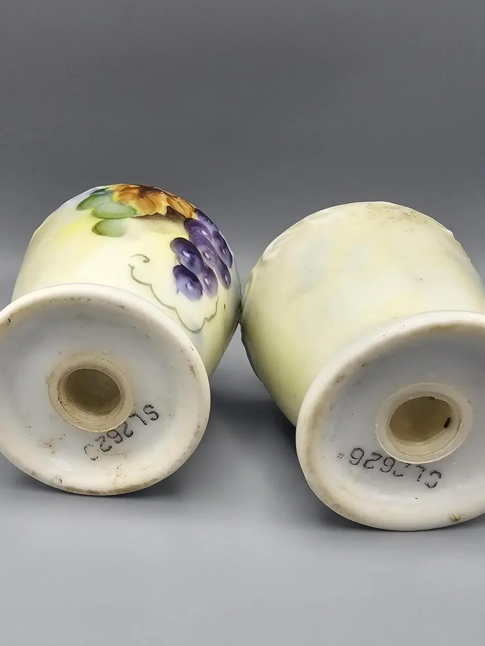 Vintage Hand-Painted Ceramic Salt and Pepper Shakers